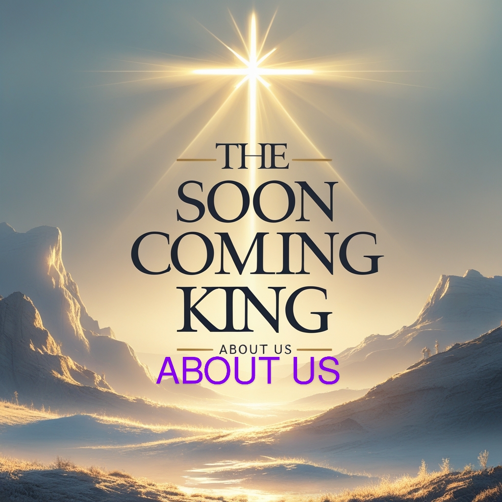 About Us Feature image for the Soon Coming King