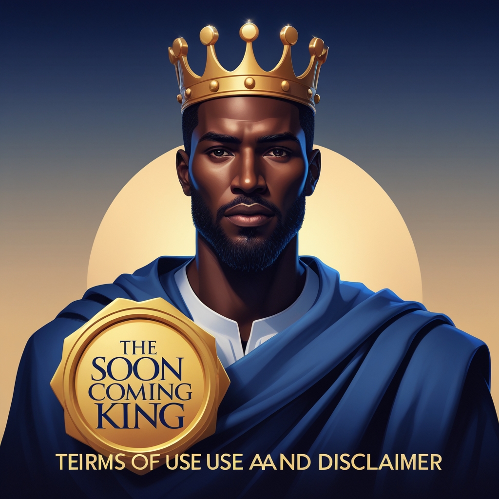 Feature image for the Terms of Use and Disclaimer of the Soon Coming King.