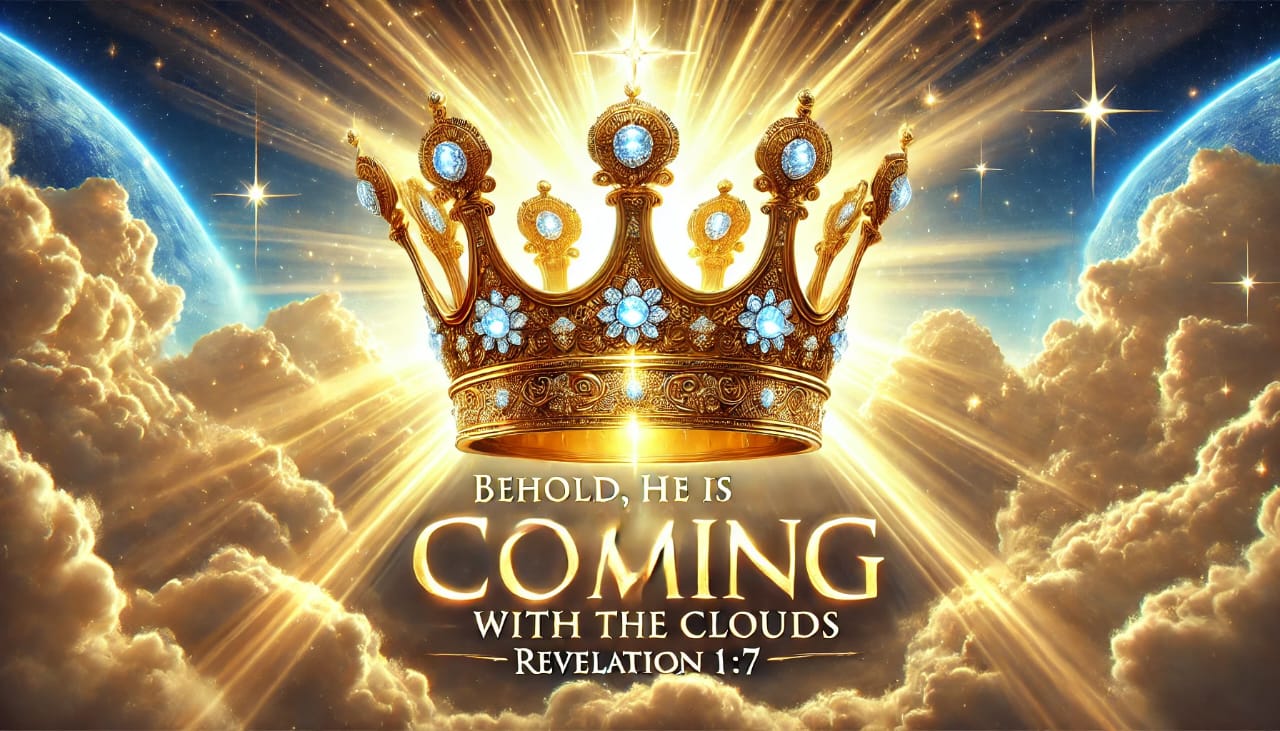 Image the Crown Behold He is coming with the Clouds